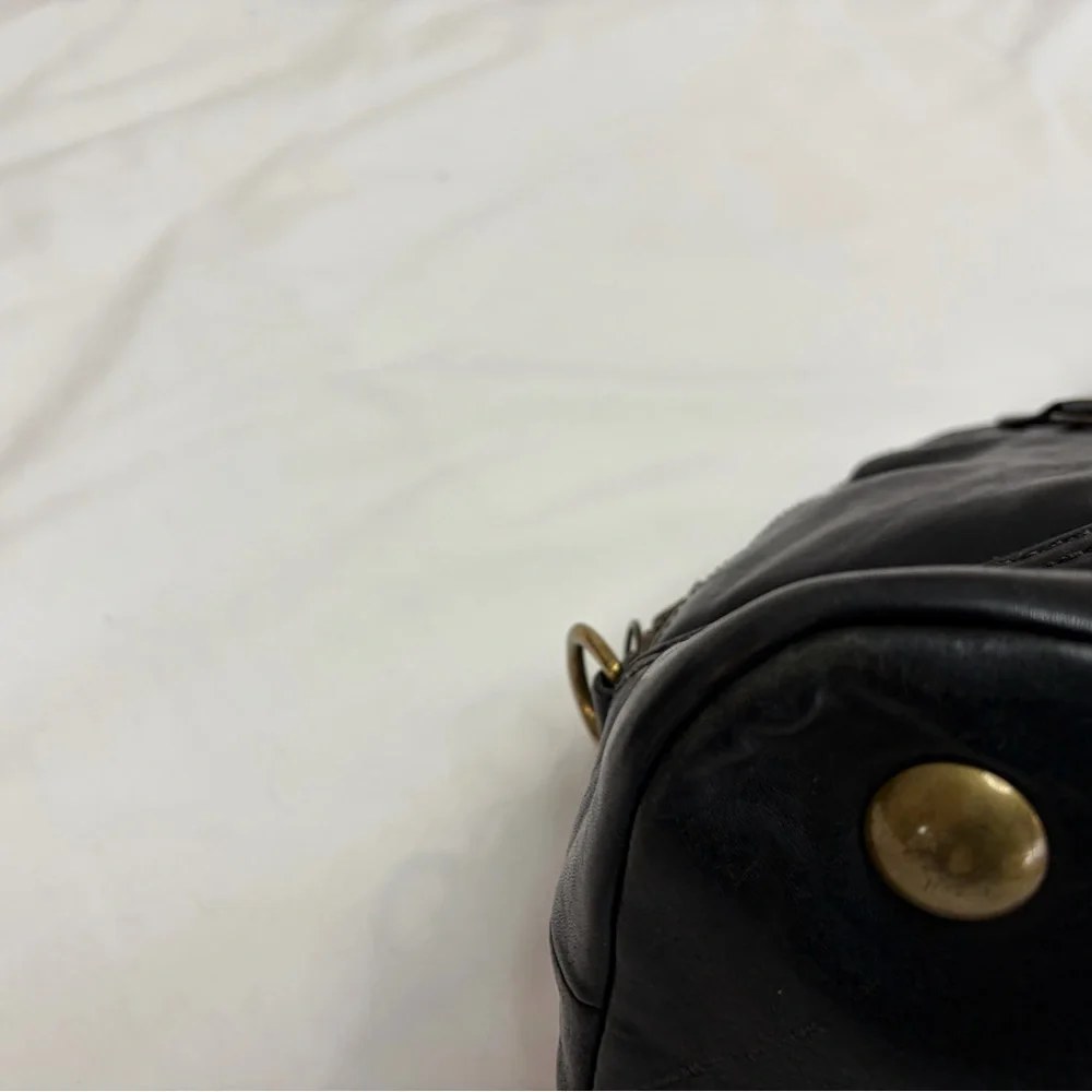 Coach Black Legacy Luci Dome Satchel with Brass Hardware 11649 - Picture 8 of 11